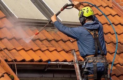 Démoussage et hydrofuge de toiture à Casamaccioli